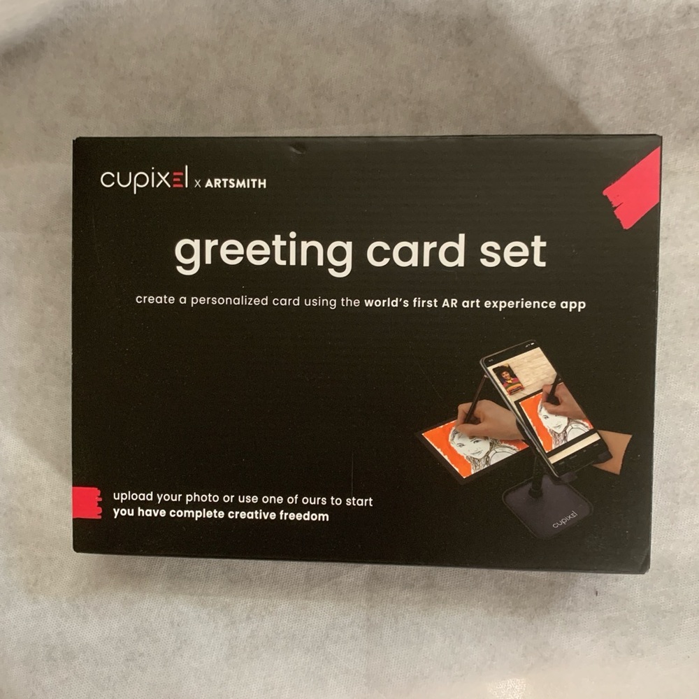 IOB Cupixel Greeting Card Set - Missing Stand